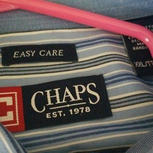Chaps men 2xl long sleeved shirt